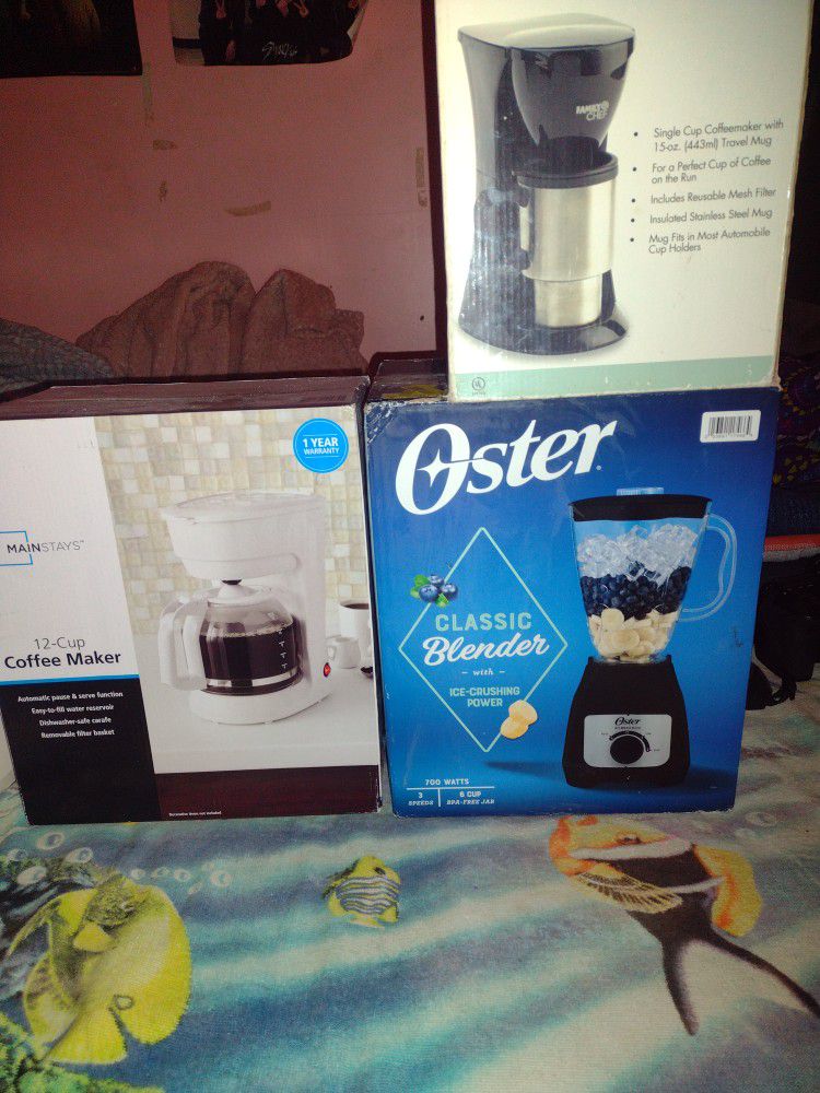 Oster Blender - Mainstay Coffee Maker