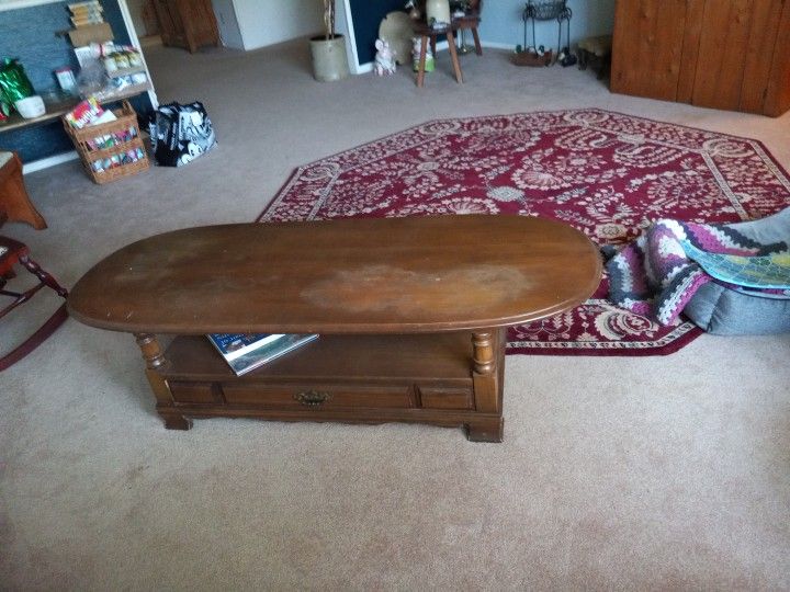 Coffee Table With Drawer