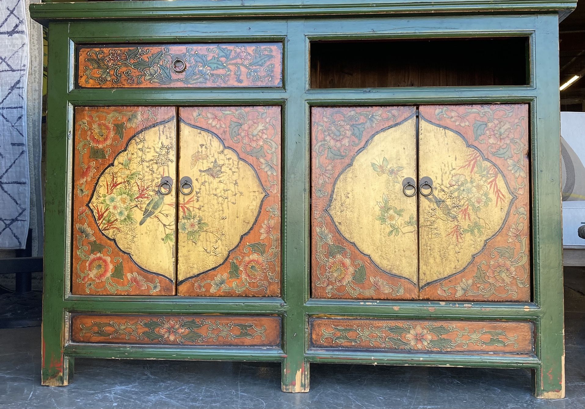 Hand painted Chinese Cabinet 