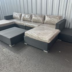New 8pc  Outdoor Patio Furniture Seating Set Sunbrella