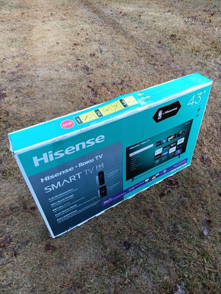 -Read Info- 2025 Model 40 In. Hisense Roku Smart TV W/Remote