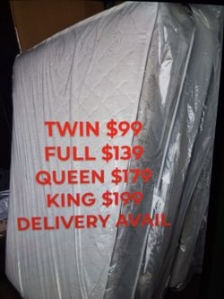 Cal King King Queen Full Twin Mattress Bed Delivery