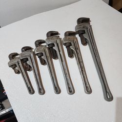 RIDGID Pipe Wrench: Aluminum, 24" 18" 18" 14" 12" 10"