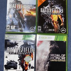 Xbox 360 Battlefield Games Lot