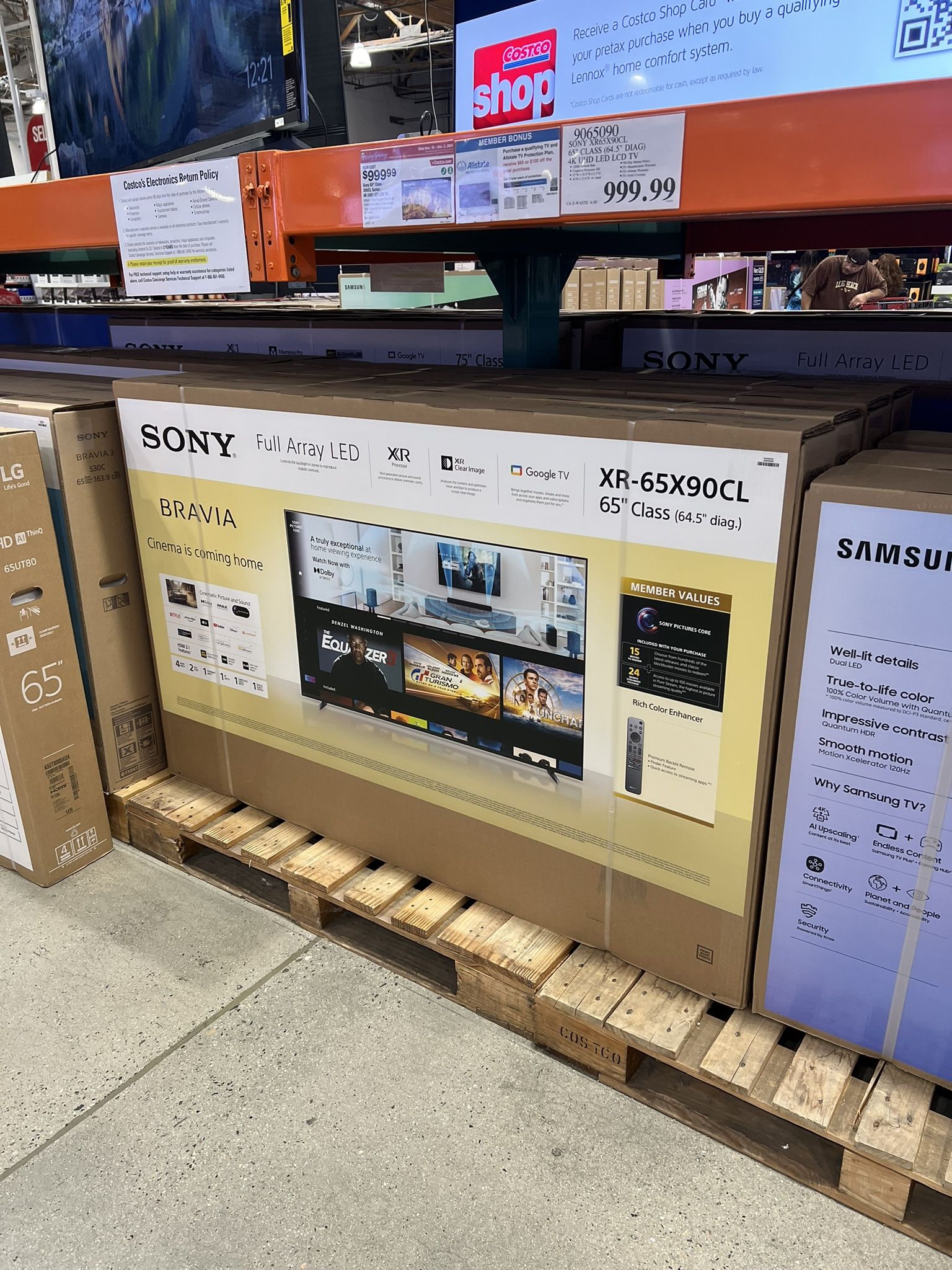 SONY 65” X90L 4K HDR SMART TV