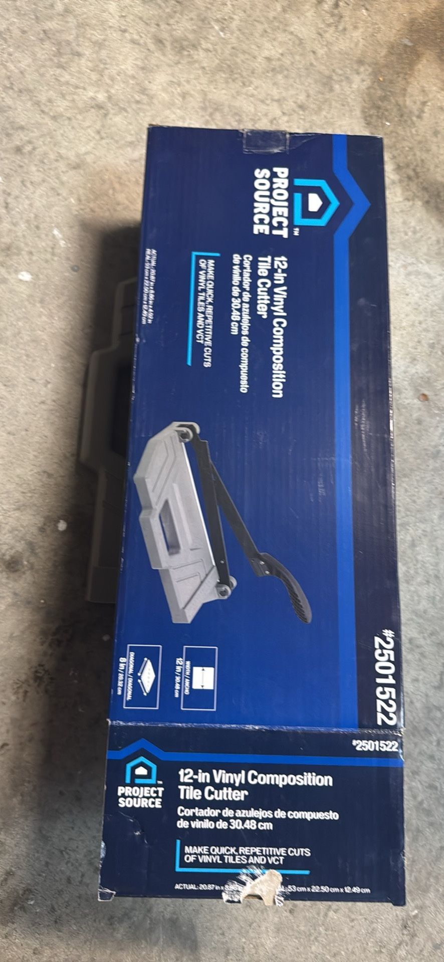 Project Source 12" VCT Tile Cutter