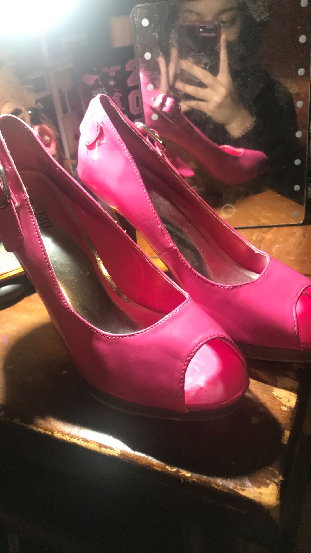 Hot Pink Vintage Heels
