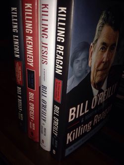 KILLING LINCOLN, KENNEDY, JESUS, & REAGAN SET - HARDCOVER - NEW CONDITION