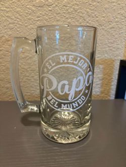 Tarrones grandes de vidrio para Papa y familiares! Big mugs for Dad & family members!