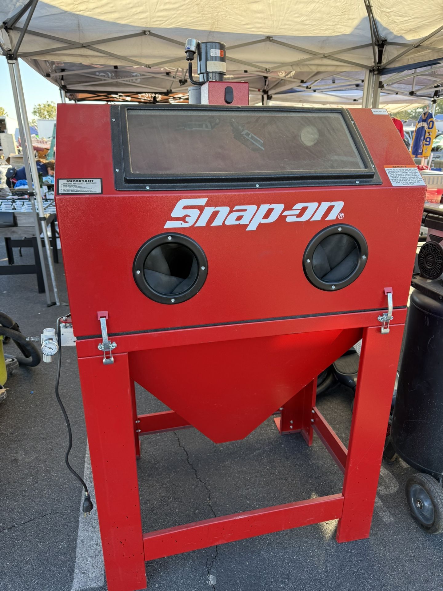 Snap On Abrasive Blast Cabinet