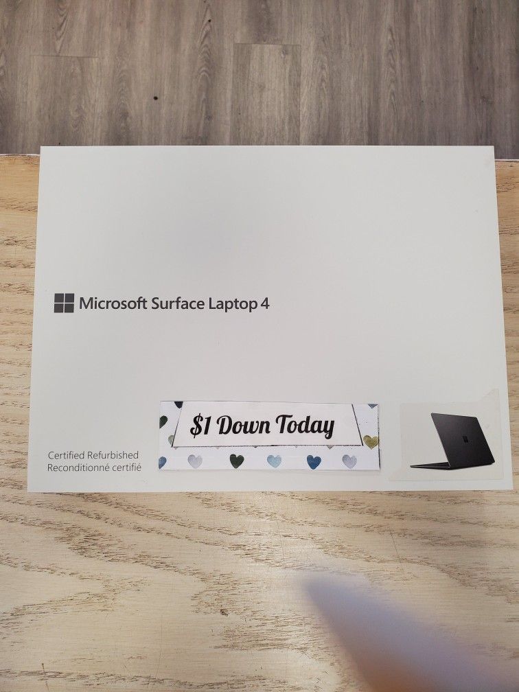 Microsoft Surface Laptop 4 (i5, 512gb, 16gb RAM) - $1 DOWN TODAY, NO CREDIT NEEDED