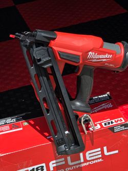 Brand New MILWAUKEE M18 FUEL 18-Volt Lithium-Ion Brushless Cordless Gen II 15-Gauge Angled Finish Nailer (Tool-Only)
