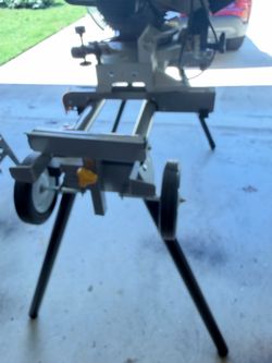Mitre Saw Stand with Mitre Saw