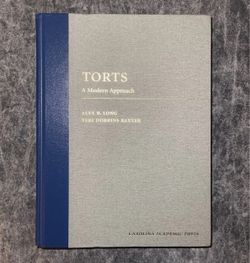 Torts : A Modern Approach by Teri Baxter and Alex Long (2020, Hardcover)