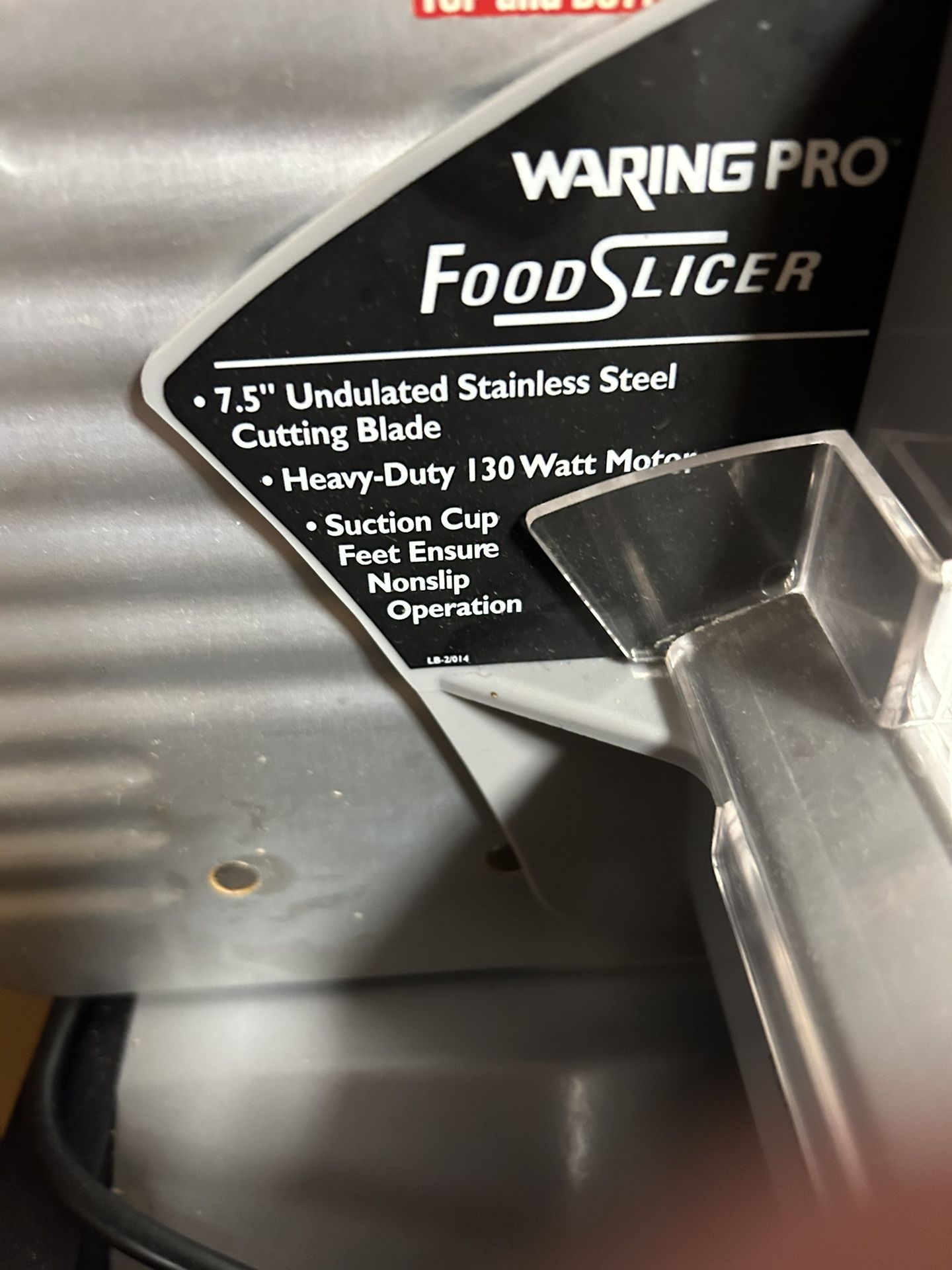 Waring Pro Professional Quality Food Slicer