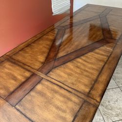 Cherry Wood 6 Chair Dining Table