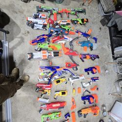 Nerf Gun Lot Collection