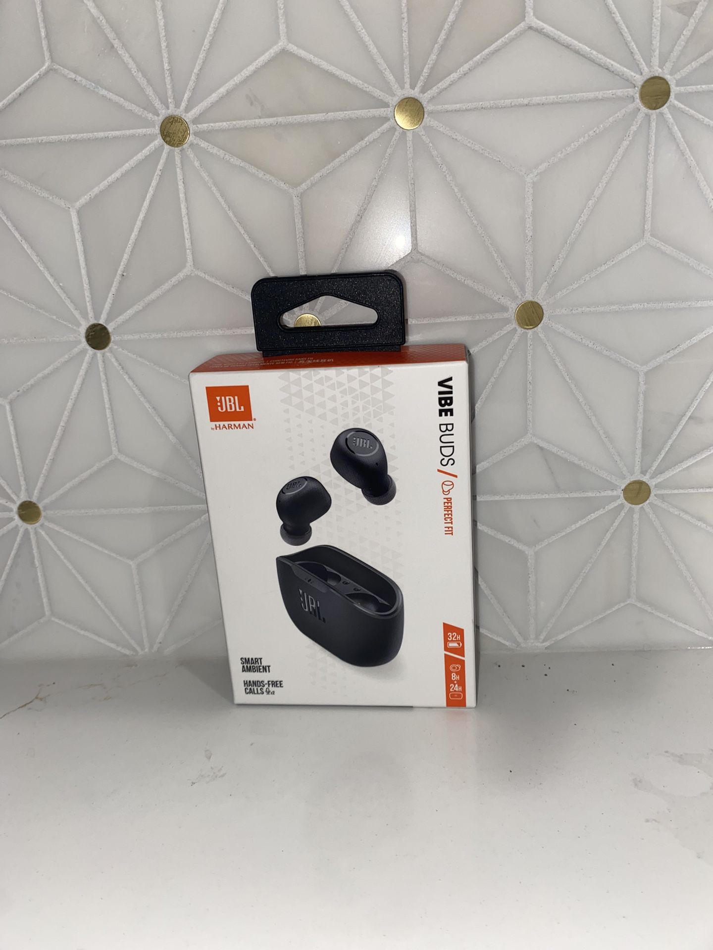New JBL Vibe Buds Wireless Headphones - Black