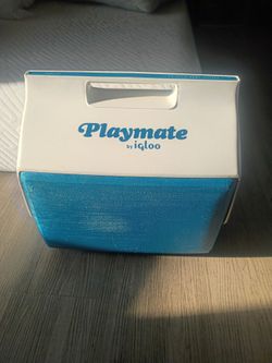 Vintage Igloo Playmate Cooler 16 Qt - Metallic Sneaky Blue