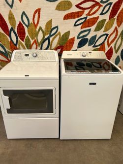 Maytag washer and dryer laundry