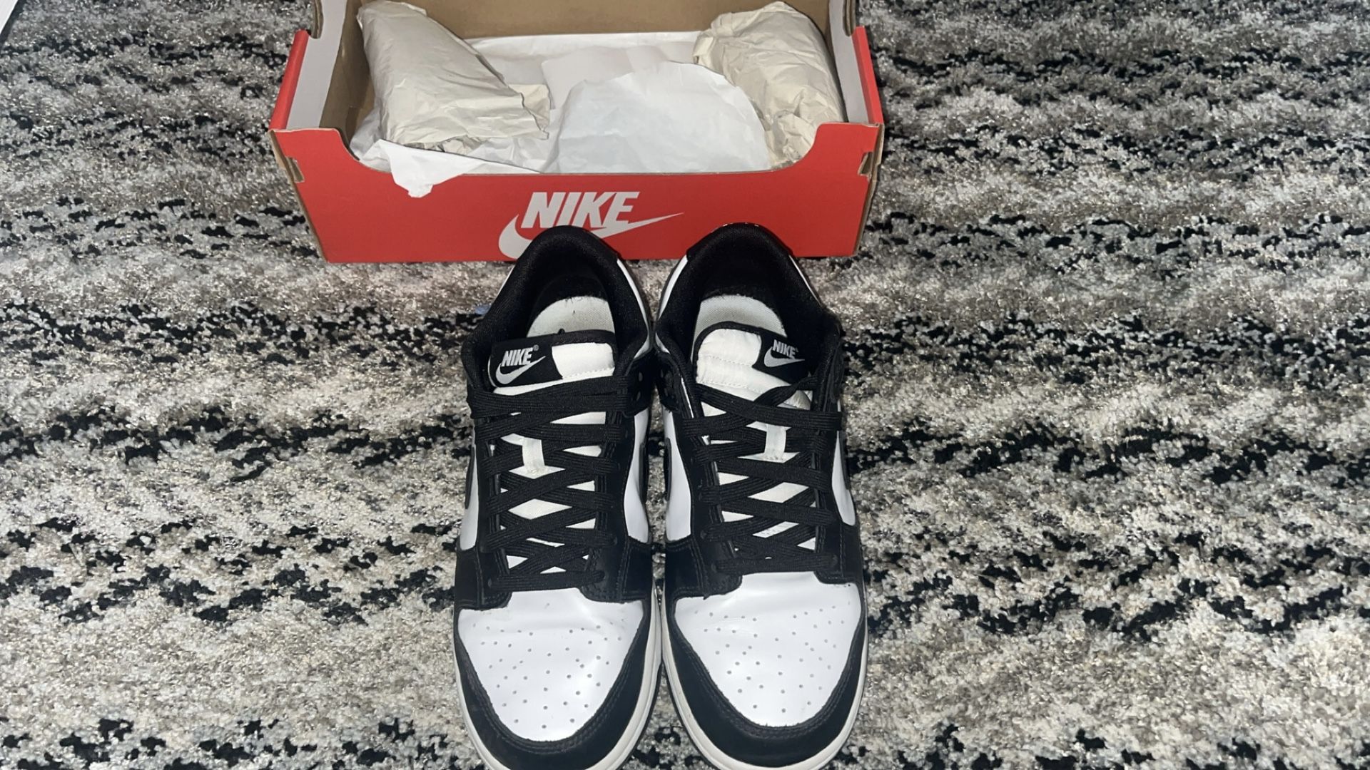 Nike Dunk Low “Panda” Sz 8.5 – Like New | Box + Receipt 100% Authentic – $80 (Firm/OBO)