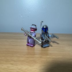 Zam Wesell & Jango Fett Custom Minifigures