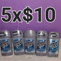 5 Speed Stick Deodorants 