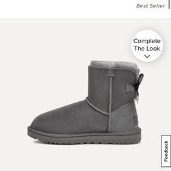 Uggs Mini Bailey Suede Bow