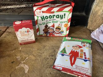 Elf On The Shelf Doll Board Book Set, Play Pack And Bandages