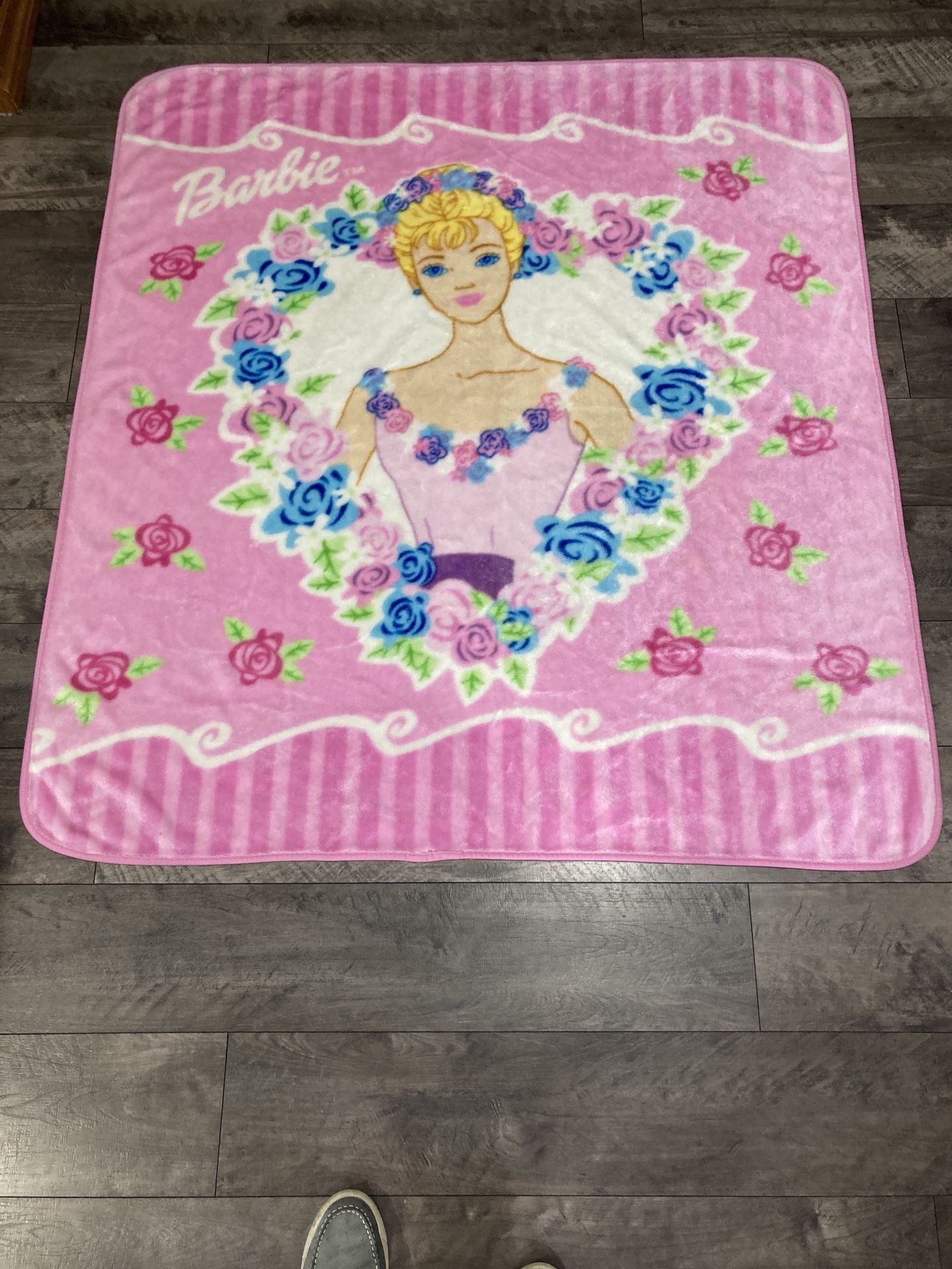 Used Original Vintage Barbie Blanket