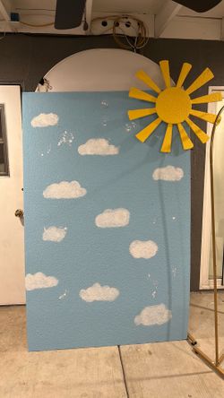 Teletubies backdrop