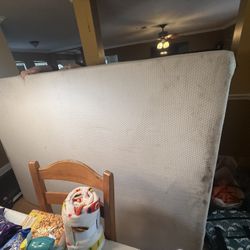 Queen Mattress with bed frame