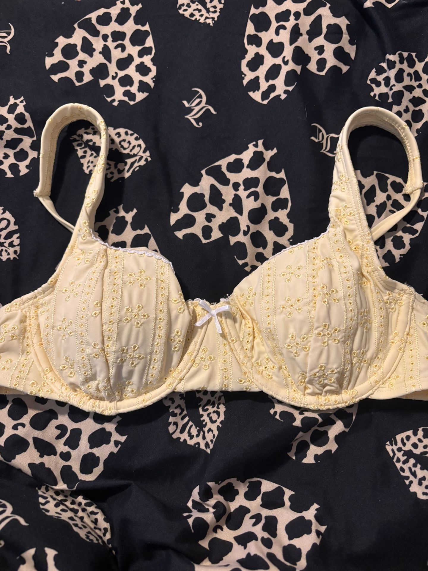 butter yellow bathing suit top