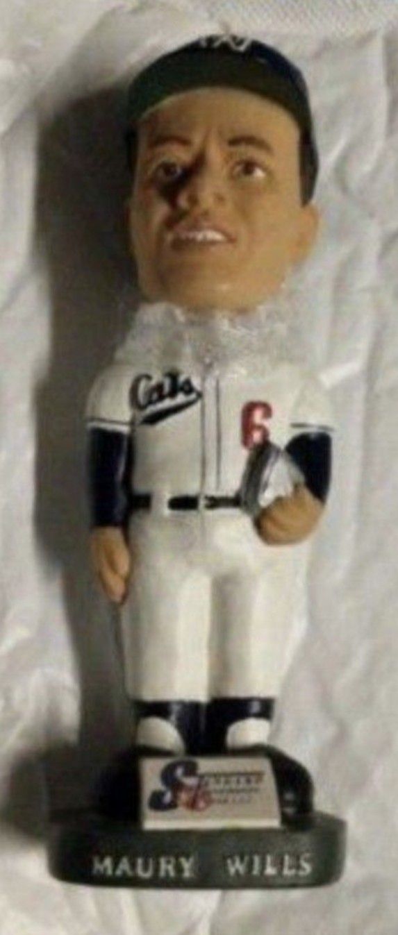 Maury Wills Dodgers Minor League Rare Bobblehead