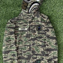 Authentic Bape hoodie. TIGER CAMO BAPE CMSS SHARK