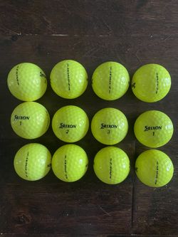 Srixon Yellow Golf Balls Z Stars Great Quality