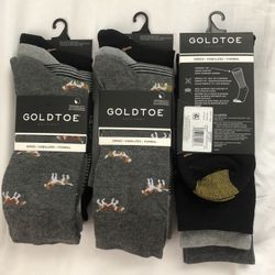 3 Dress 3 Pack Each Of Gold Toe