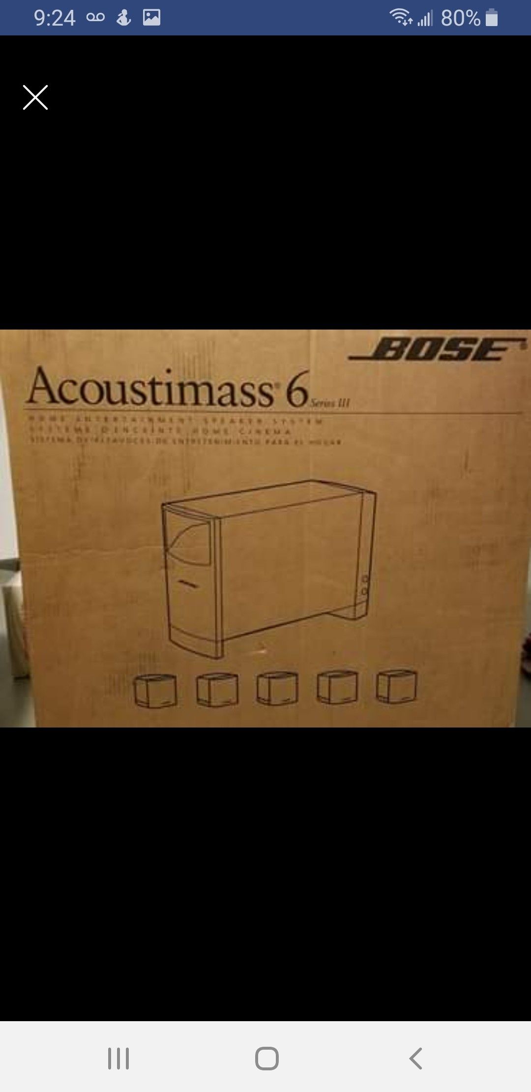 Brand New Bose Acoustimass 6