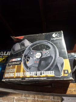 Logitech steering wheel Nascar