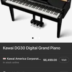 Digital Baby Grand Kawai Piano