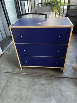 Blue dresser
