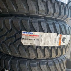 LT 37x13.50 R20 Toyo Open Country M/T F/12 Ply With Installation Mounting And Balance We Finance 