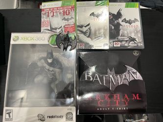 Xbox 360 Batman Arkham city bundle (Rare)