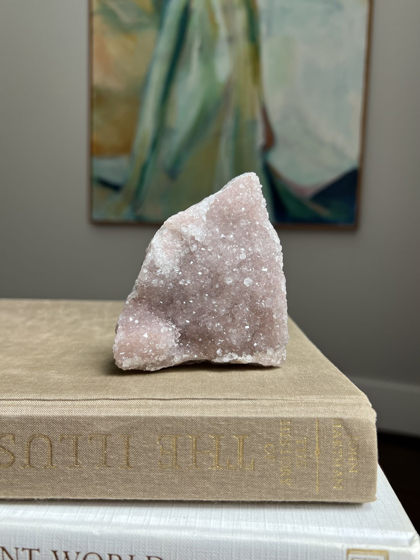 Pink Sugar Amethyst Cluster ( firm on price )