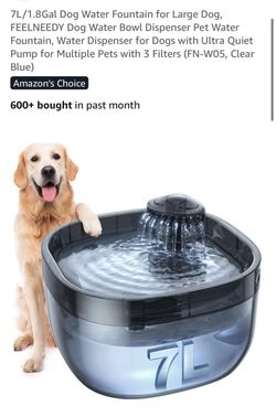 FEELNEEDY new dog water fountain 7L