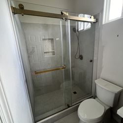 Frameless Sliding Door Glass 