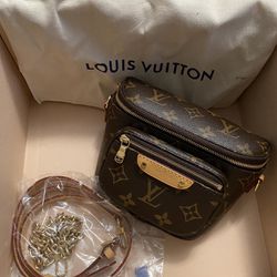 Louis Vuitton, Bags, Louis Vuitton Mini Bumbag Monogram Canvas