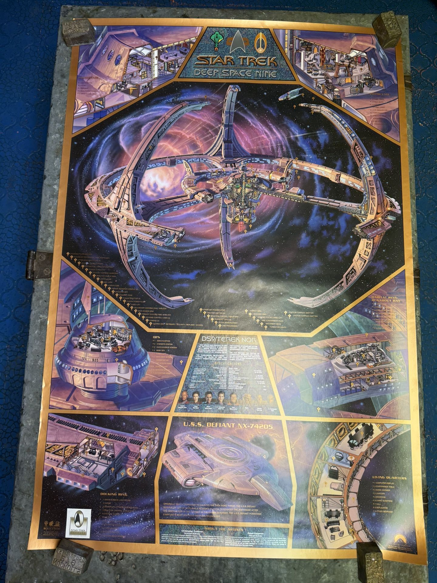 Vintage Star Trek Deep Space Nine Poster
