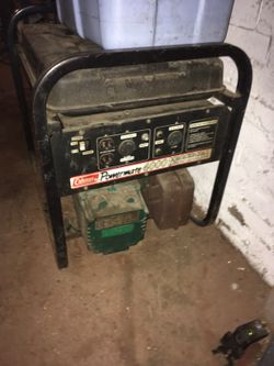 Commercial grade Coleman generator