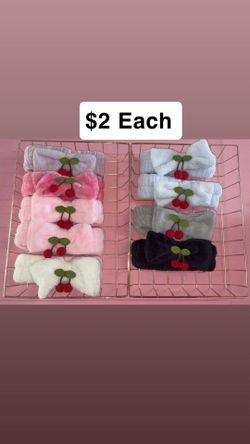 Cherry spa headband $2 each